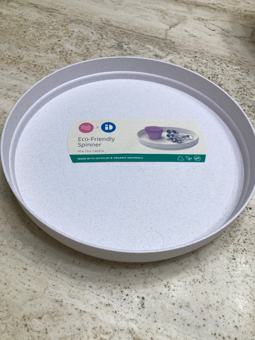 Round  Eco-Friendly Turntable Spinner Lazy Susan Cabinet Organizer